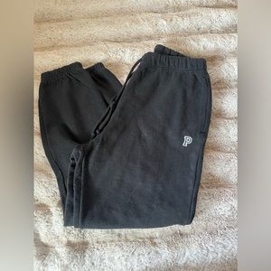 Pink sweats thick and warm material